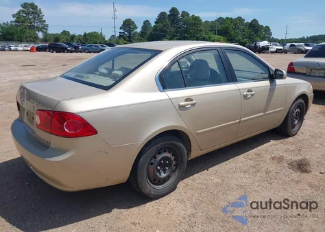 2008 Kia Optima Lx из США, поврежденный, VIN KNAGE123085250587